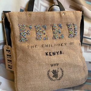 FEED Beaded Kenya bag